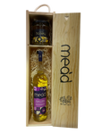 Medium Sweet Welsh Mead With Jar of Honey in a Wooden Gift Box: Telor Y Coed - Wood Warbler 500ml
