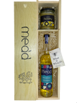 Spiced Mead in a Gift Box with Jar of Welsh Honey: Grugiar Ddu - Black Grouse 500ml